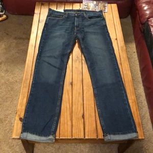 Hollister slim straight blue jeans